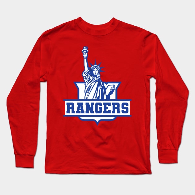 Rangers NY Long Sleeve T-Shirt by Nagorniak